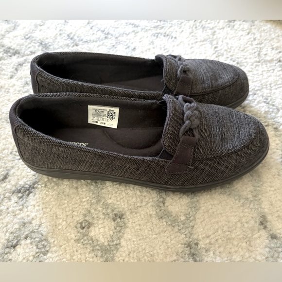 Women’s Grasshopper MemoryDeluxe Grey Flats - Picture 1 of 3